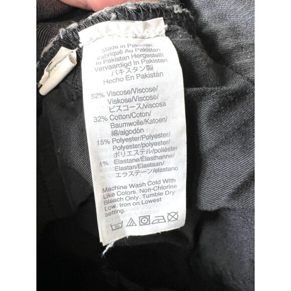 Madewell 10” high-rise skinny‎ black jeans - Picture 10 of 11